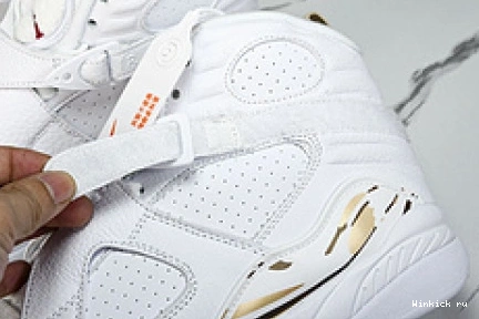 Retro White Jordan 8 OVO 1101